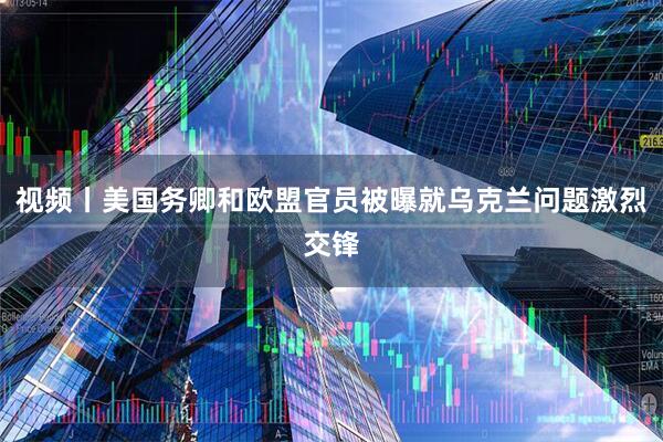 视频丨美国务卿和欧盟官员被曝就乌克兰问题激烈交锋